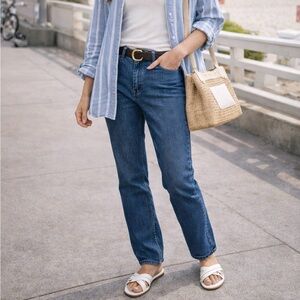 Mugsy Studio Blues Jeans Dark Wash Straight Leg Size 30x30